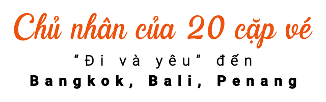 Kết quả chính thức của cuộc thi ảnh tình nhân 'Đi và Yêu'